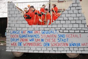 Bild in Gro�darstellung, Guantanamo zieht um in die Wommeburg, copyright Karnevals-Club Wombach e.V.