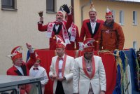 Bild in Gro�darstellung, Wombacher Elferrats Faschingswagen beim Wombacher Faschingszug