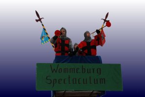 Bild in Gro�darstellung, die Wommeburg - ein Kunstwerk, copyright Karnevals-Club Wombach e.V.