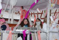 Bild in Gro�darstellung, Feuer und Flamme and Friends Faschingswagen beim Wombacher Faschingszug