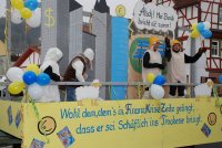 Bild in Gro�darstellung, RV-Viktoria Faschingswagen beim Wombacher Faschingszug